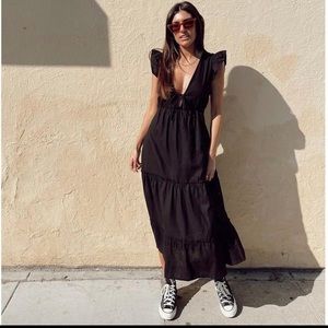 Black Rue Stiic Bonnie Maxi Dress